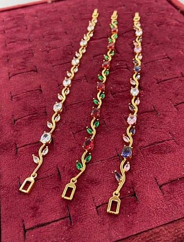 Bracelet chaîne dorée