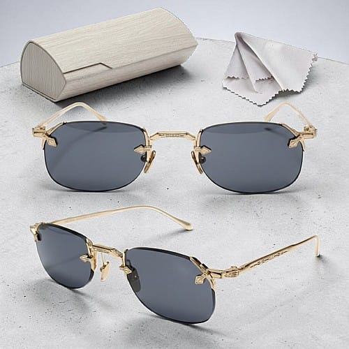 Lunettes de soleil à monture fine