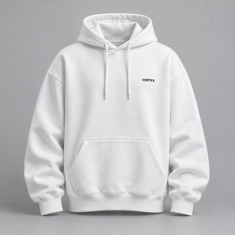 Hoodie Core — Blanc