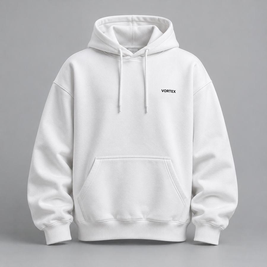 Hoodie Core — Blanc